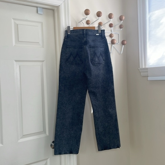 Mother - High Rise Wide Legged Pants - Dark Wash - 26 - Picture 5 of 16